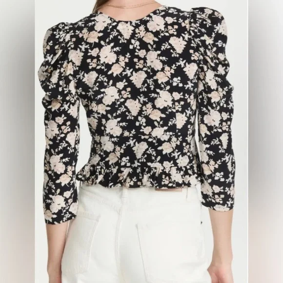 LoveShackFancy Louis Blouse - NWT - Size 10 - Picture 2 of 13